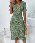 Jeanne™ | Vestido con estampado floral de manga corta