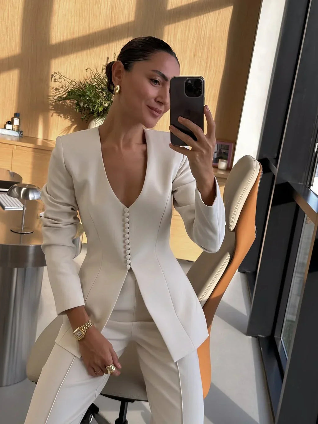 Aurélia™ | Blazer femenino elegante de sastrería