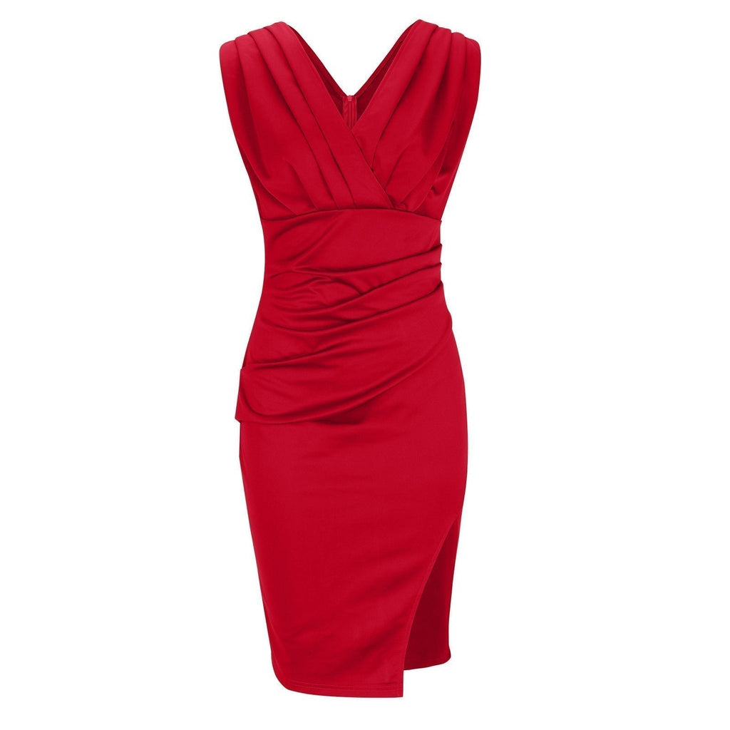 Fresia™ | Elegante vestido entallado con escote en V