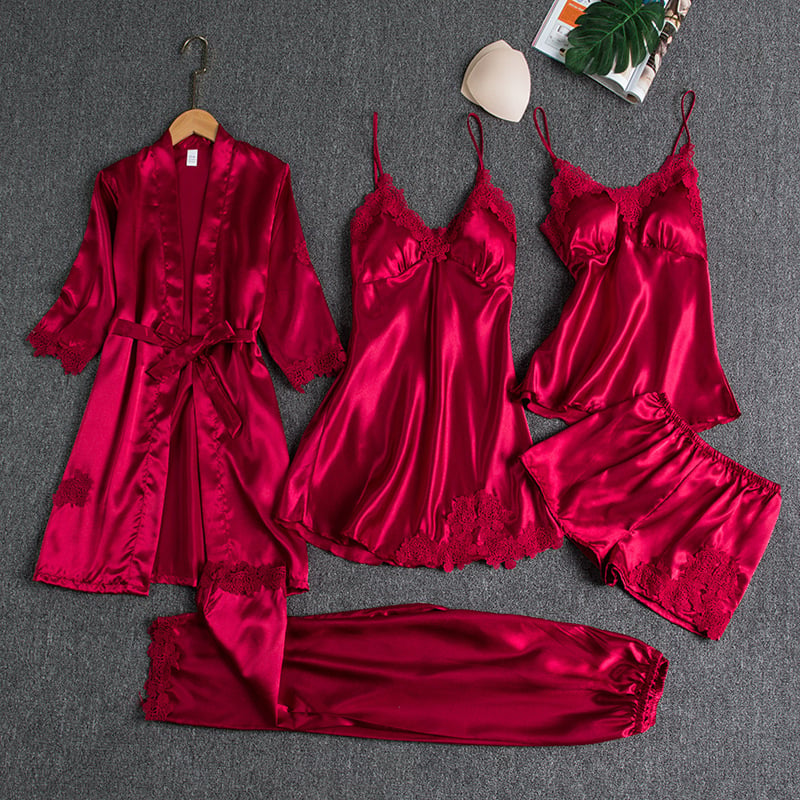 Helene | Conjunto de pijama de 5 piezas de Mujer