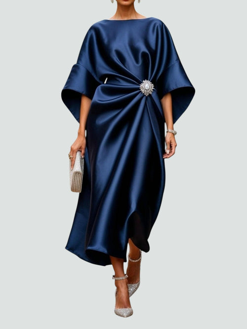 Albertine – Elegante vestido largo de satén de Mujer