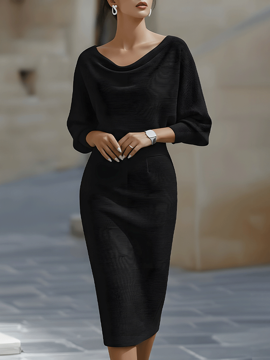 Lydia | Vestido Midi Elegante para el Día a Día para Mulher