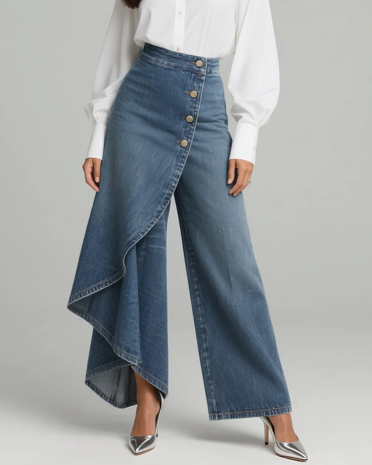 Wikke - Pantalones vaqueros de Mujer