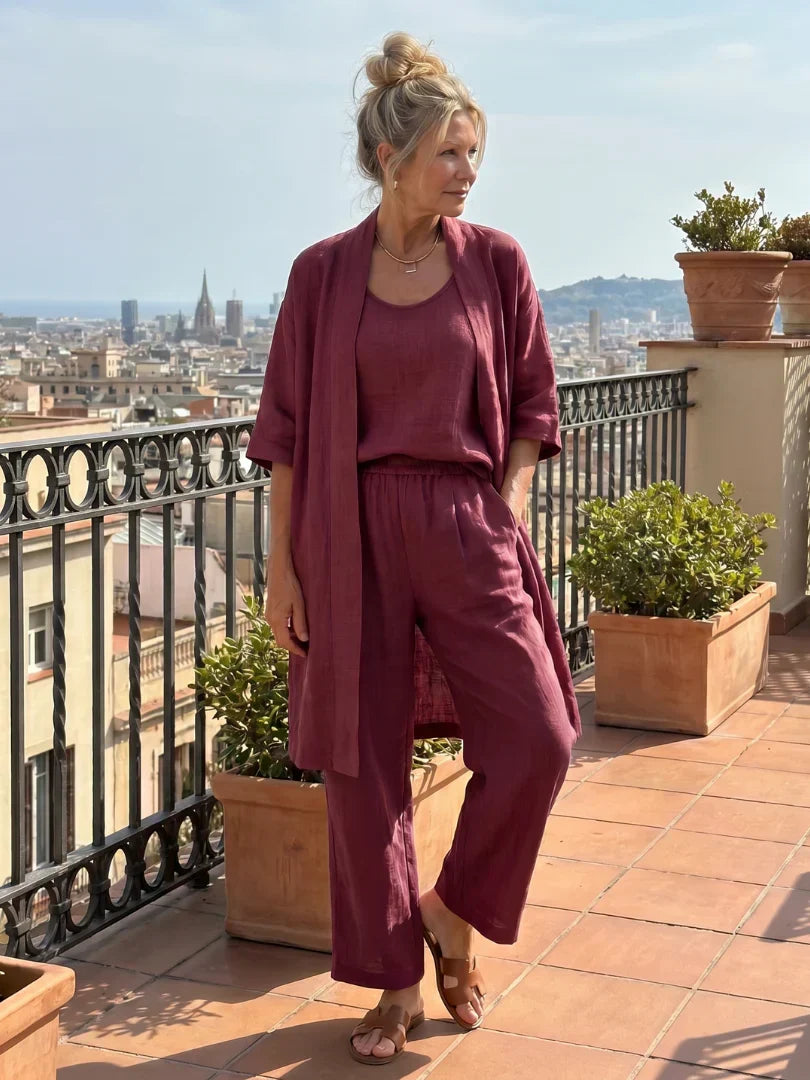 Linnea | Conjunto de Lino Ligero para Mujer