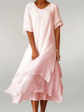 Isilde – Elegante vestido largo de primavera/verano
