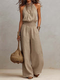 Valeria | Mono Elegante con Halter para Mujer