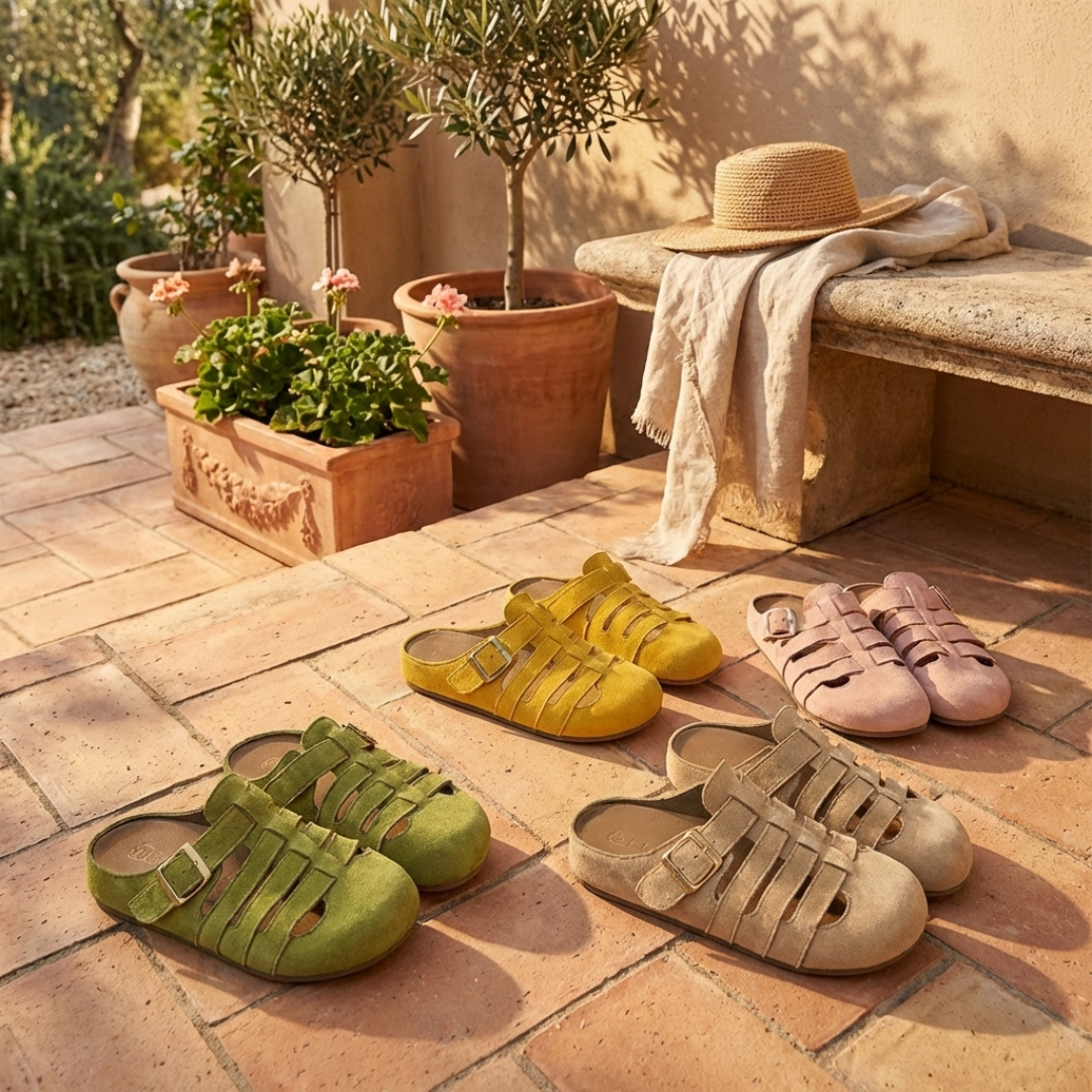 Clara | Sandalias Mules de Confort sin Cierre para Mujer