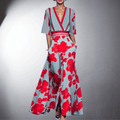 Pierina | Elegante vestido de Mujer floral hecho a mano