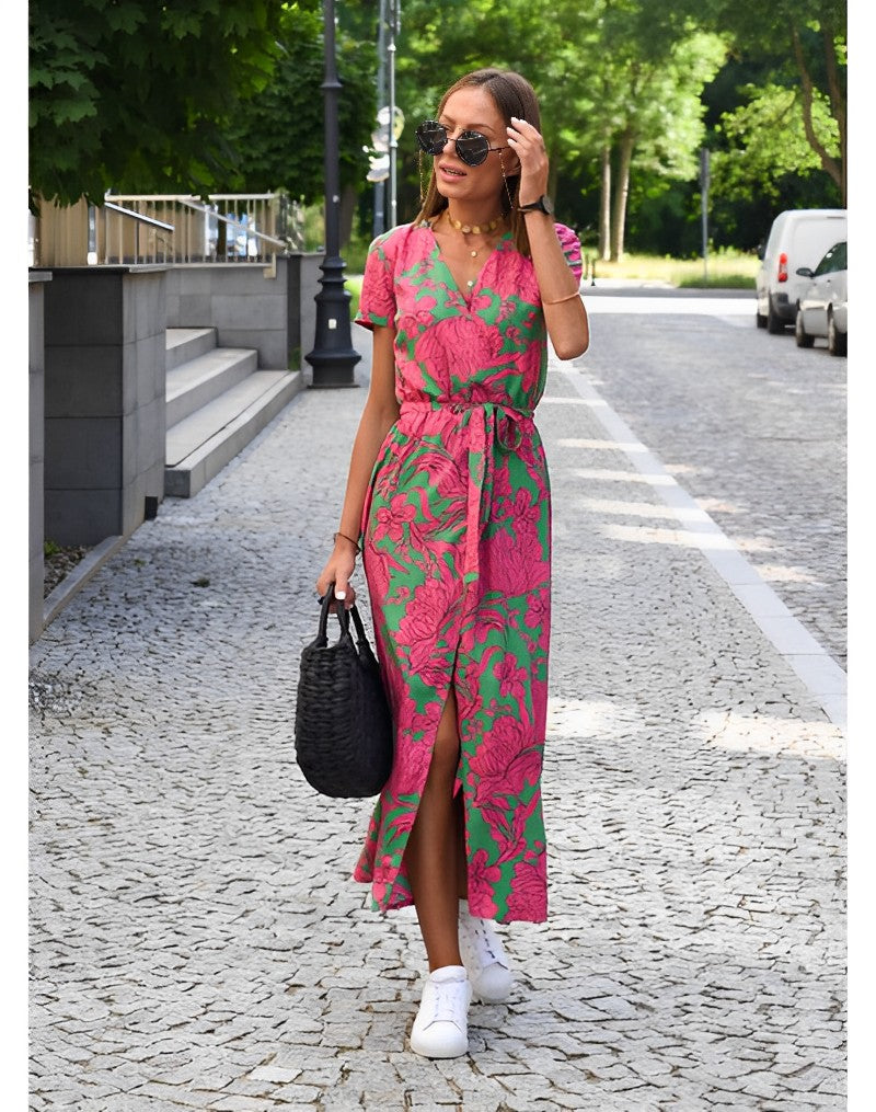 Anna -  Vestido de Mujer con estampado floral primavera/verano