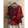 Valarie - Top bohemio colorido