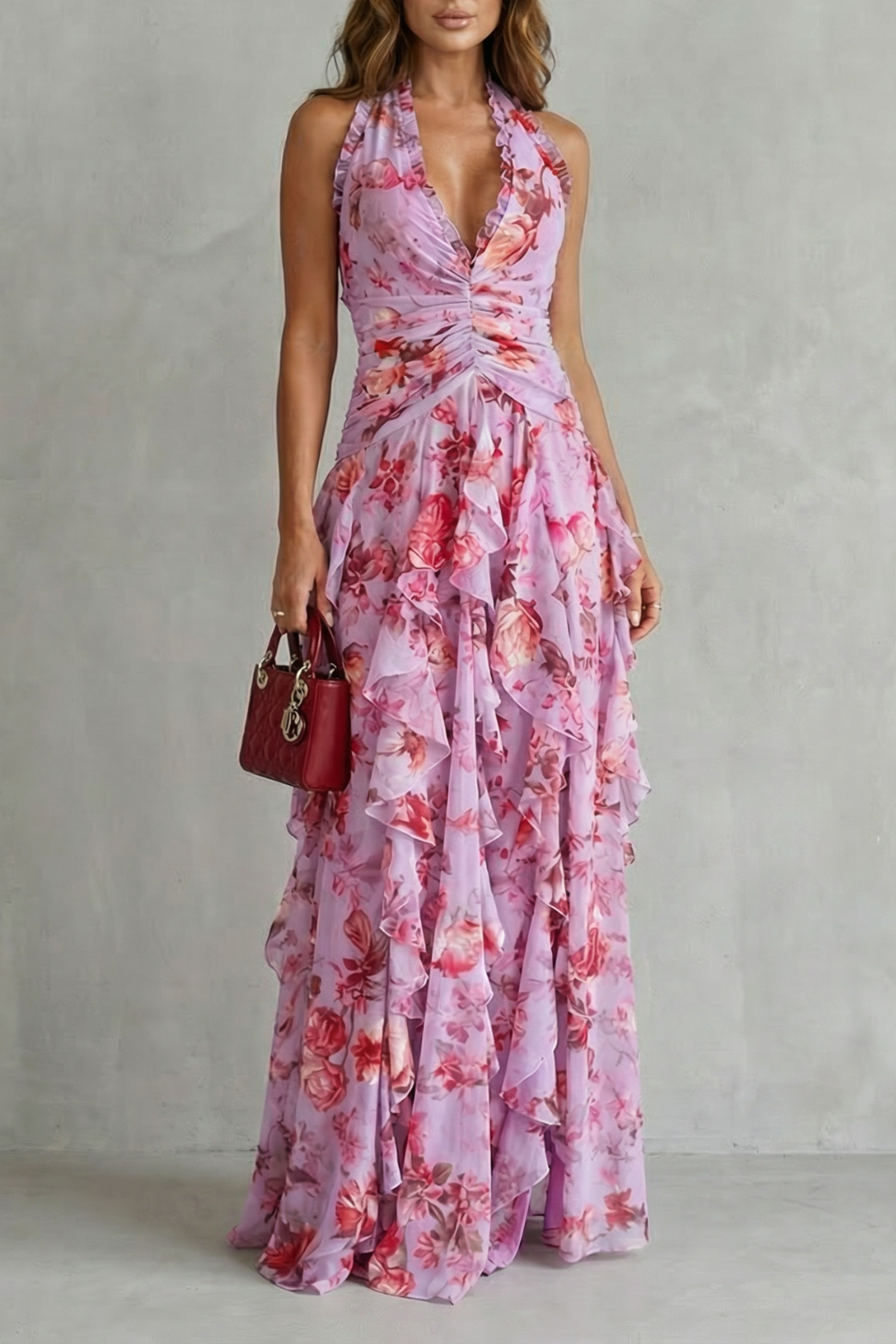 Belladina – Vestido de rosas románticas para Mujer