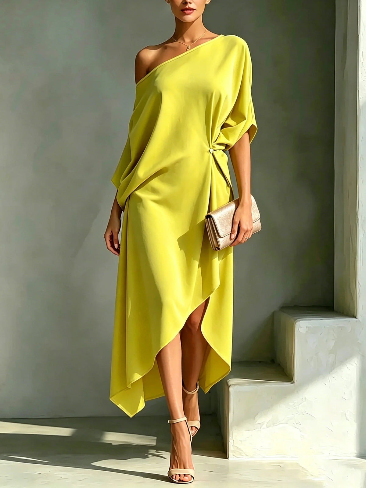 Camila | Vestido asimétrico elegante para Mujer