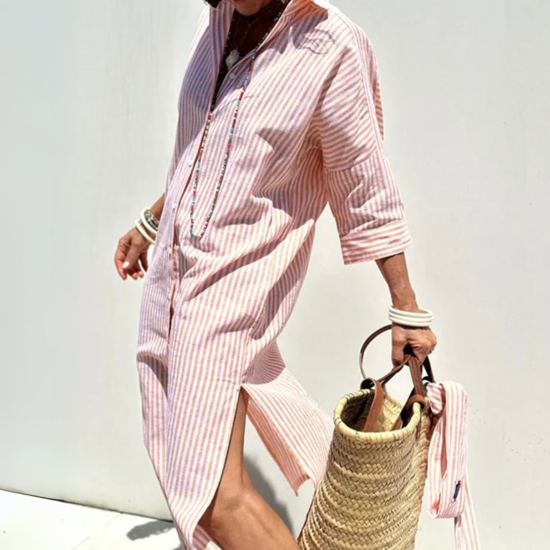 Colen | Vestido de Mujer elegante de rayas