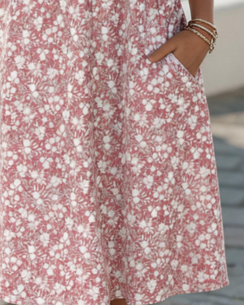 Carmen | Vestido midi floral suelto y ligero para Mujer