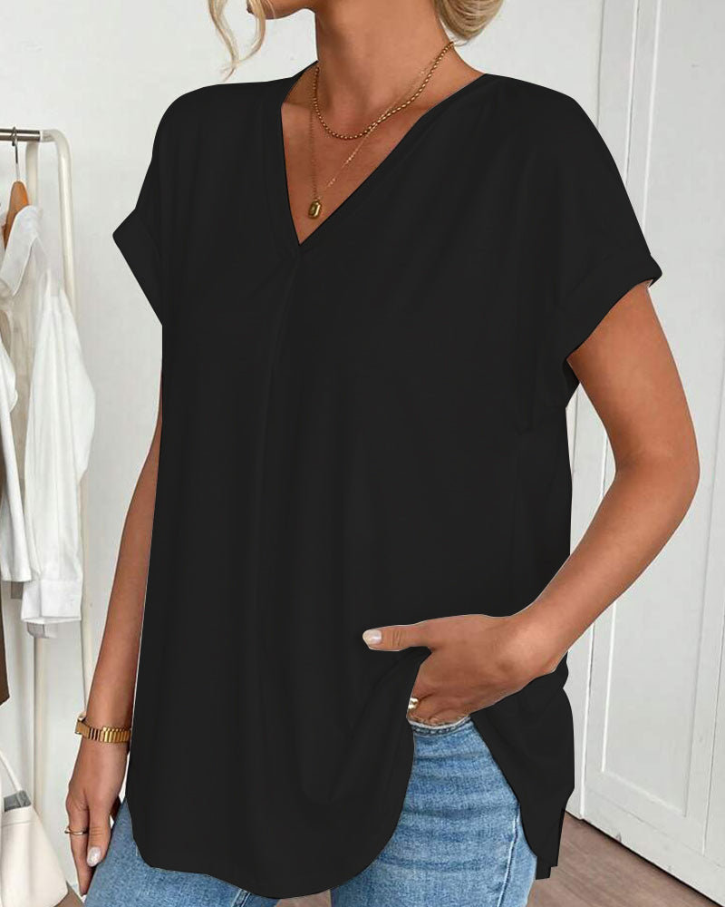 irenne - Camiseta de Manga Corta para Mujer