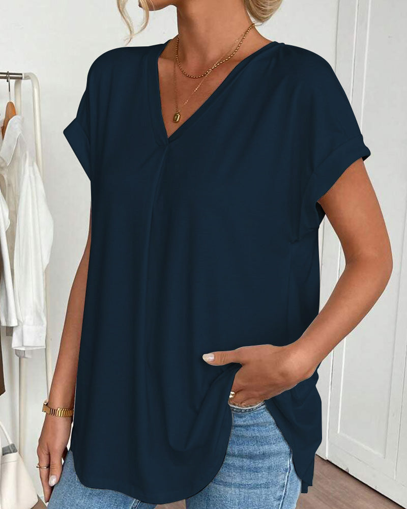 irenne - Camiseta de Manga Corta para Mujer