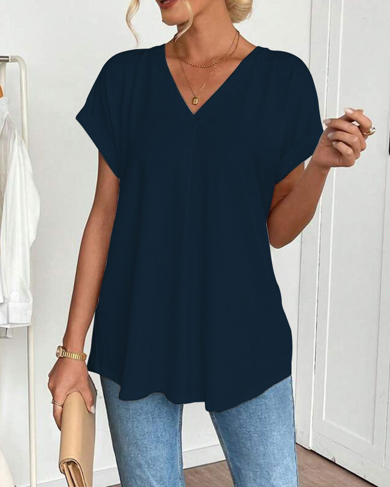 irenne - Camiseta de Manga Corta para Mujer
