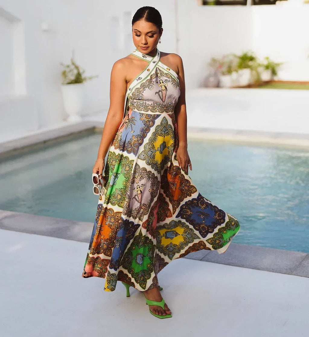 Sydnie ™ vestido de retazos