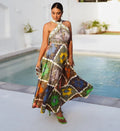 Sydnie ™ vestido de retazos