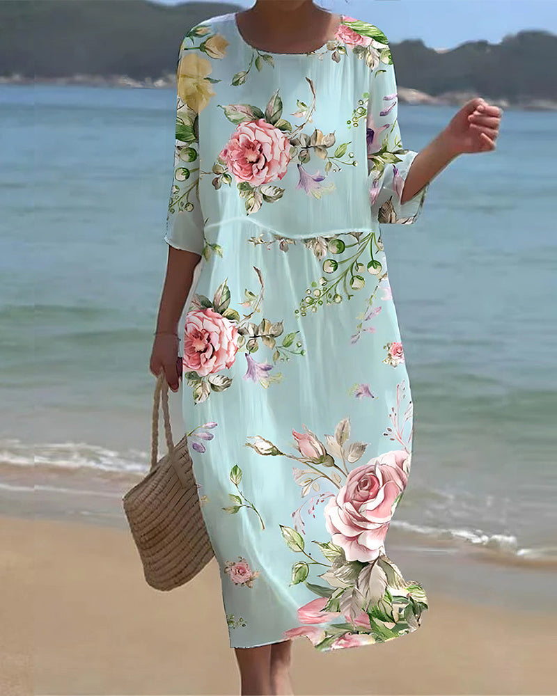 Mirella - Elegante vestido floral para Mujer