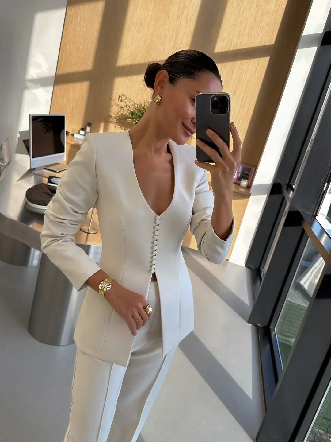 Aurélia™ | Blazer femenino elegante de sastrería