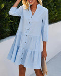 Emilia | Vestido camisero midi a cuadros