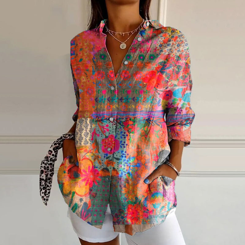 MELLE - Camisa Vintage para Mujer