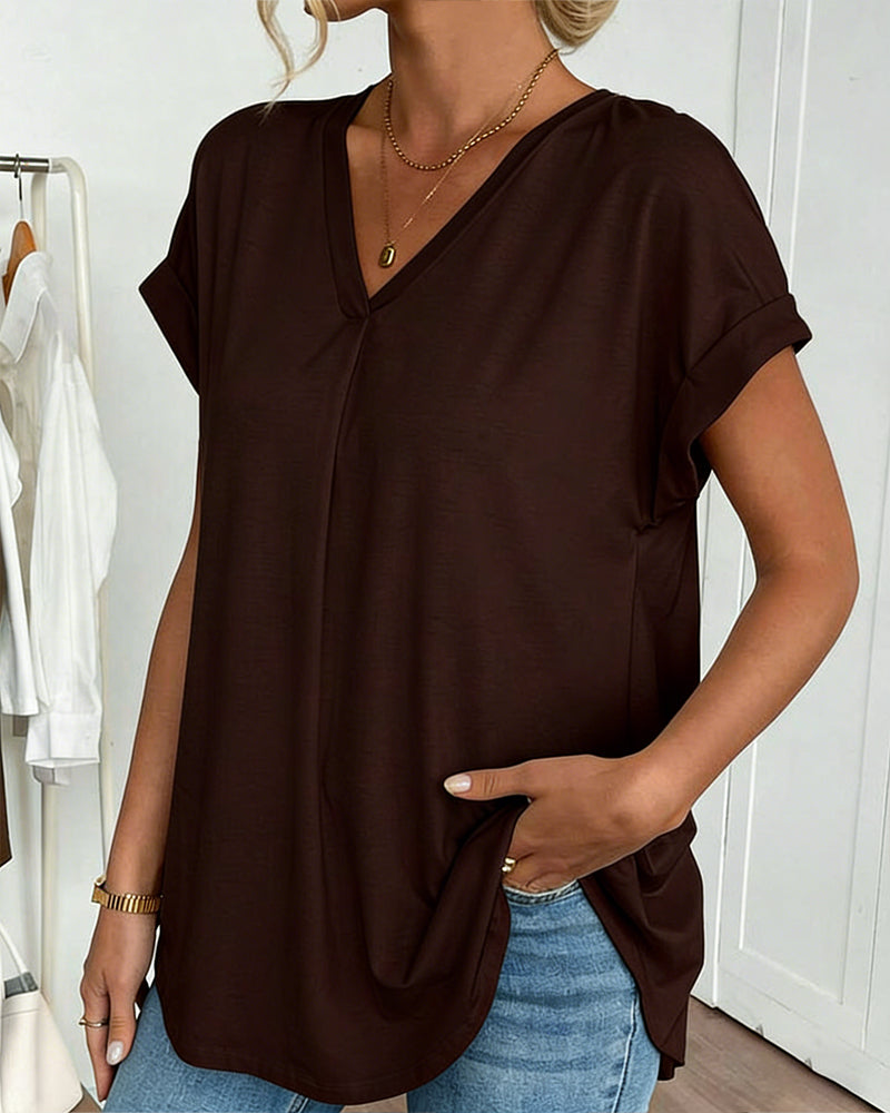 irenne - Camiseta de Manga Corta para Mujer