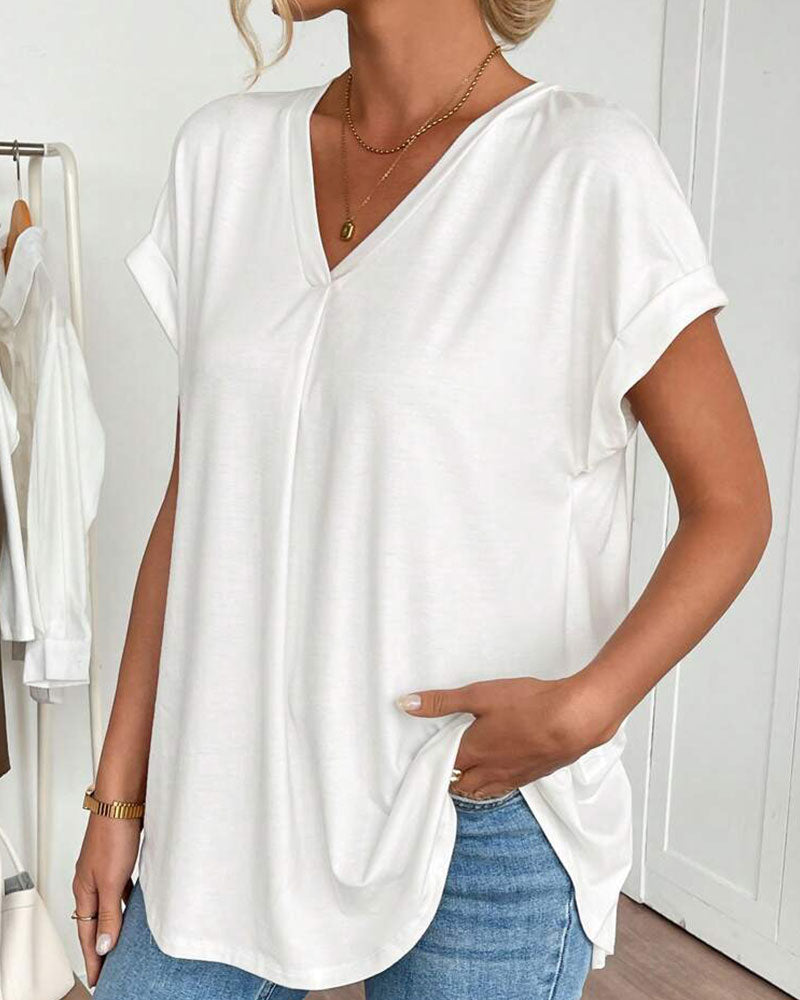 irenne - Camiseta de Manga Corta para Mujer