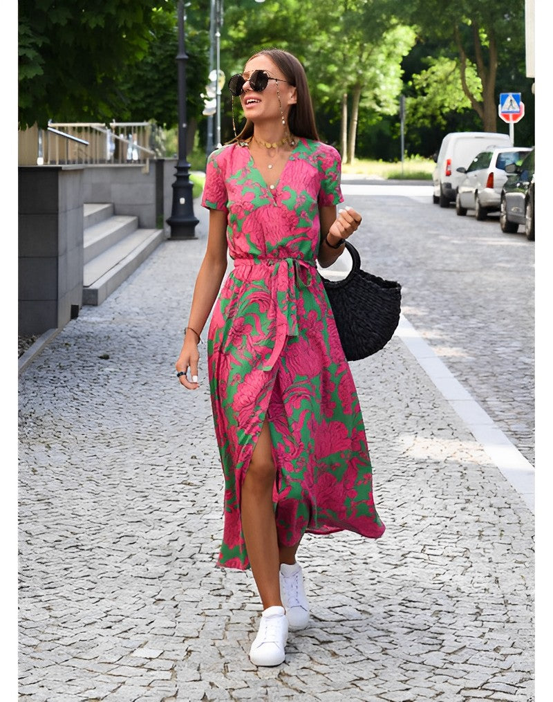Anna -  Vestido de Mujer con estampado floral primavera/verano