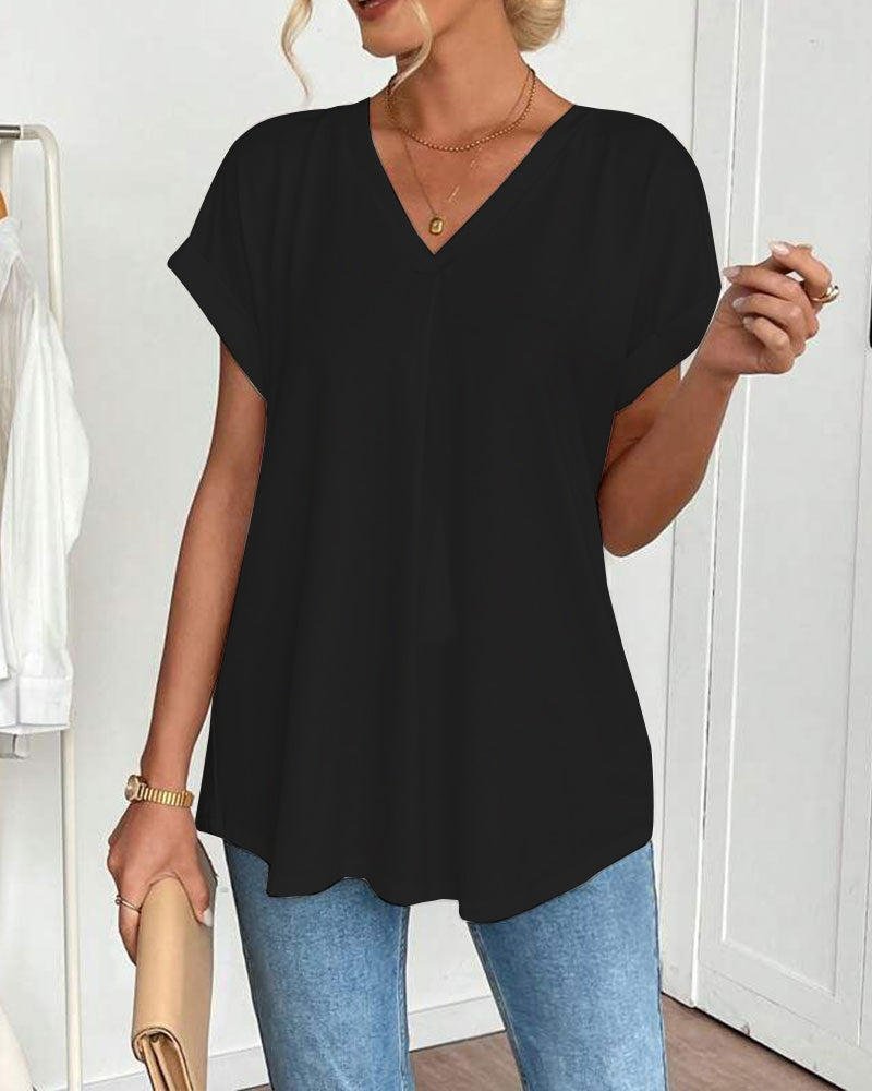 irenne - Camiseta de Manga Corta para Mujer