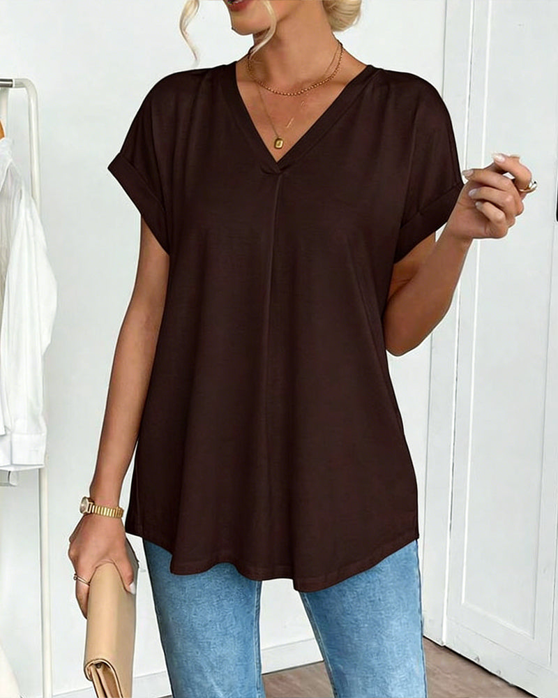 irenne - Camiseta de Manga Corta para Mujer