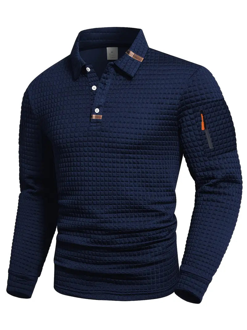 STEVEN - POLO DE TELAS ESTRUCTURADAS