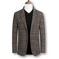Domenico | Blazer Elegante en Tejido Escocés