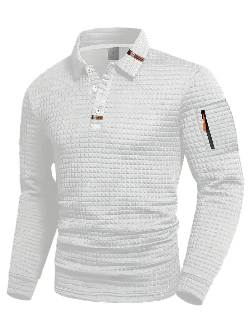 STEVEN - POLO DE TELAS ESTRUCTURADAS