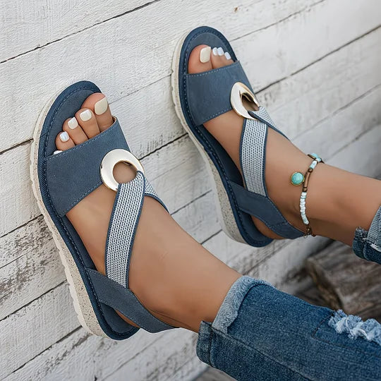 Zéphiriane | Sandalias de Soporte Ajustado Elegante para Mujer