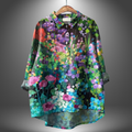 Virginia | Camisa floral artesanal para mujer