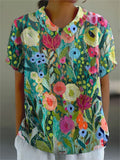 Daisy | Camisa Floral Acuarela para Mujer