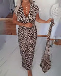 Nathalie | Vestido Midi Leopardo para Mujer