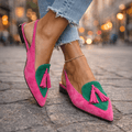Lorena - Sandalias con Tiras y Borlas para Mujer