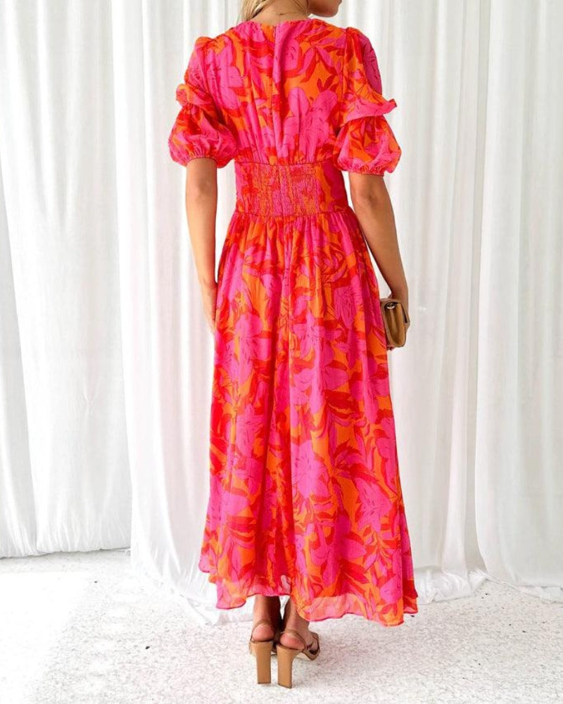 ROIX | Vestido Maxi Brillo Solar para Mujer