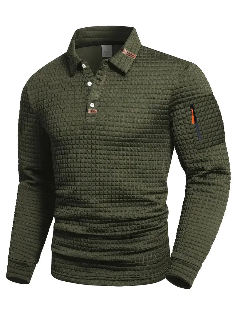 STEVEN - POLO DE TELAS ESTRUCTURADAS