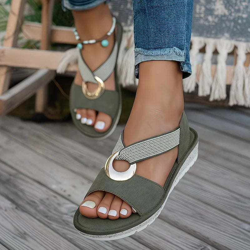 Zéphiriane | Sandalias de Soporte Ajustado Elegante para Mujer