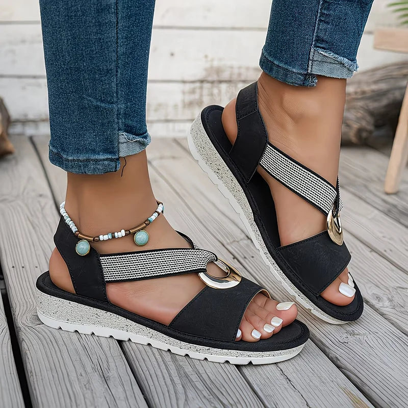 Zéphiriane | Sandalias de Soporte Ajustado Elegante para Mujer