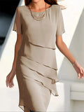 Monika™ | Elegante vestido midi con control de abdomen
