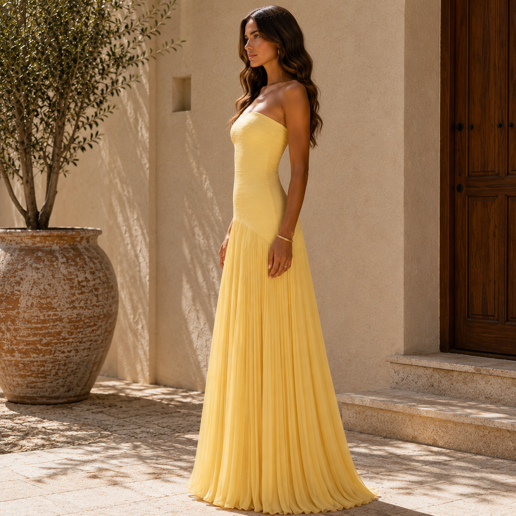 Almudena | Vestido Elegancia Sofisticada que Estiliza con Delicadeza para Mujer