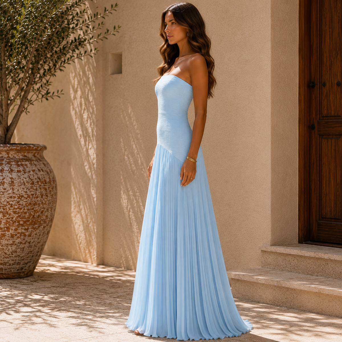 Almudena | Vestido Elegancia Sofisticada que Estiliza con Delicadeza para Mujer