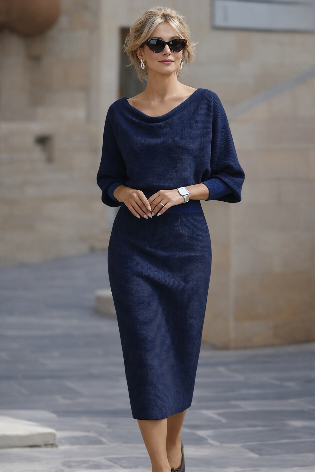 Lydia | Vestido Midi Elegante para el Día a Día para Mulher