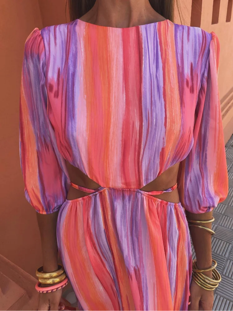 Paloma | Vestido elegante de Mujer con abertura en los laterales