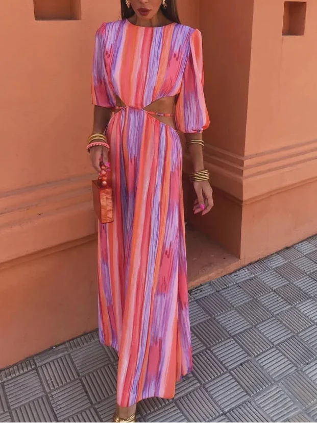 Paloma | Vestido elegante de Mujer con abertura en los laterales
